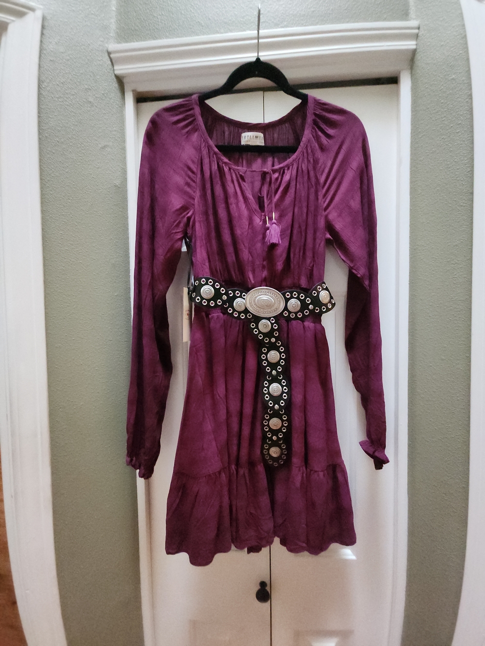 Idyllwind NWT Purple Smocked Dress